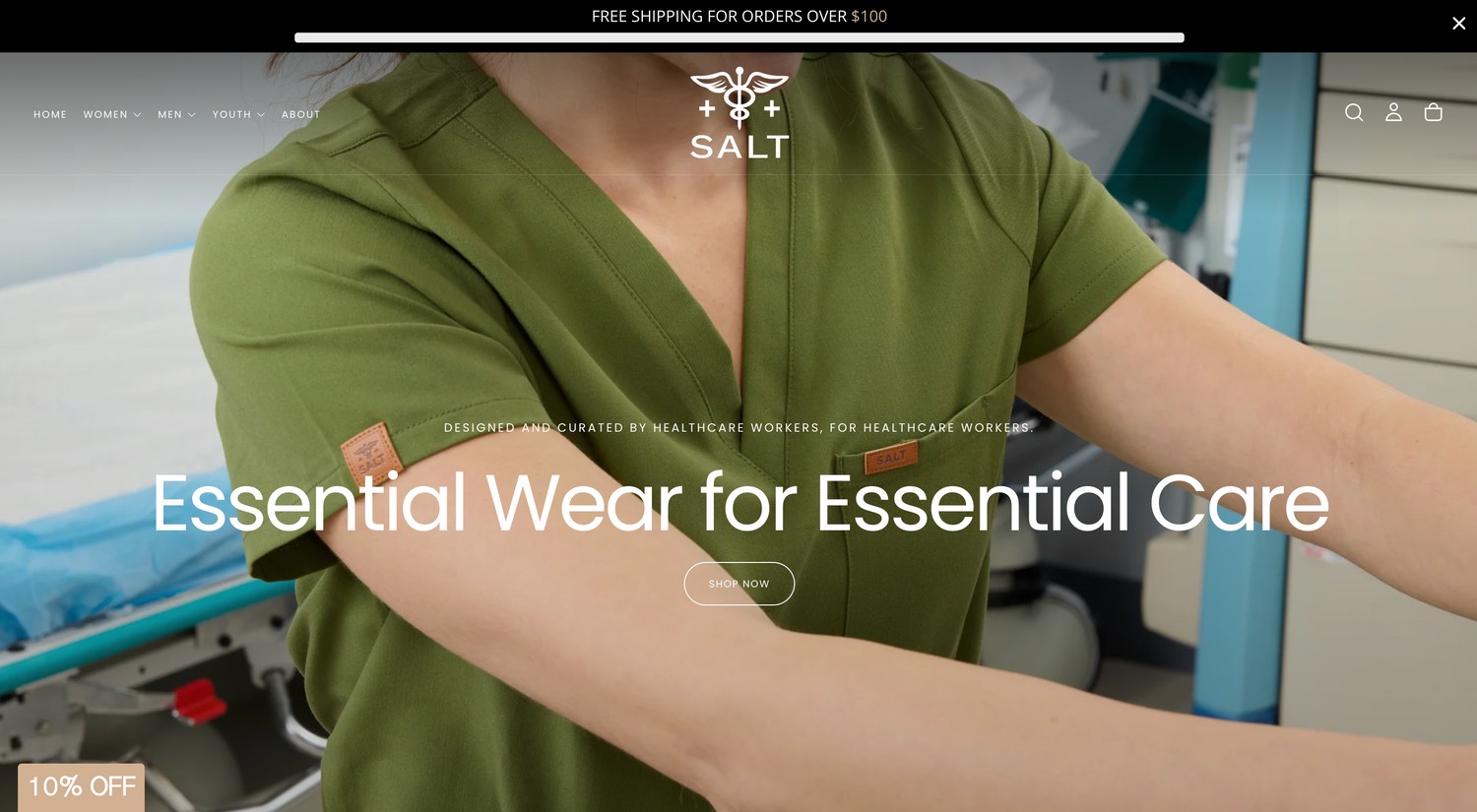 Women's scrubs